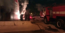 Склад шин горел в Братске сегодня ночью Пресс-служба ГУ МЧС по Иркутской области