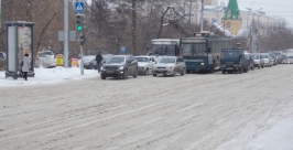 Основное количество аварий на дорогах Иркутска произошло сегодня после сильного снегопада Тимур Балашов