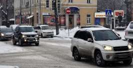 Снегопад правил бал в Иркутске в преддверии Нового года Мария Оленникова, РИА IrkutskMedia