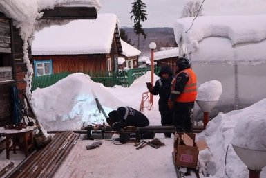 Шесть домов подключено к системе ХВС в зоне ЧС Бодайбо за сутки