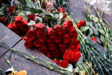 С погибшим в зоне СВО военнослужащим простились в Балаганском районе Евгений  Кулешов, ИА PrimaMedia.ru