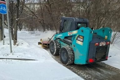 Мероприятия по очистке дорог и тротуаров усилили после снегопада в Иркутске Пресс-служба администрации Иркутска