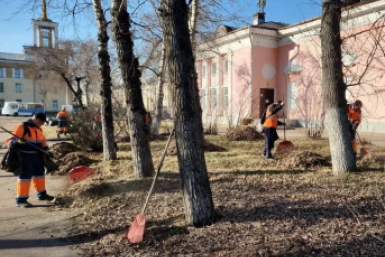 Уборка администрация АГО