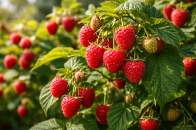 Использую чудо-подкормку для малины в апреле и получаю крупные и красные ягоды уже в июне Сгенерировано нейросетью