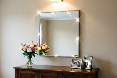 Маскирую мелкие царапины на зеркале — средством из ванны: рабочий лайфхак от самых хитрых