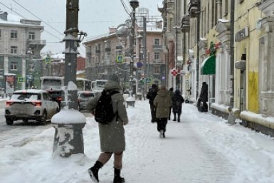 Сильный снег и 0°С - погода не порадует жителей Иркутска на выходных