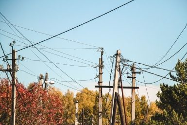 Электричество частично отключилось в селе Мамоны Иркутского района