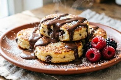 Обычные сырники надоели? Сделайте этот волшебный трюк с шоколадом, и гости будут в восторге