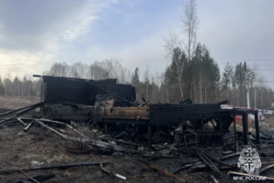 Мужчина погиб при пожаре в Иркутском районе сегодня ночью