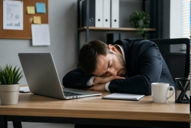 Работодатель может наказать за сон на рабочем месте