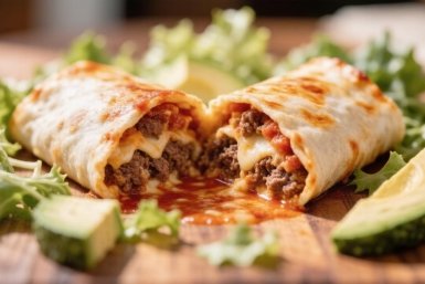 Это блюдо получается вкуснее пиццы и сытнее супа: мексиканская "Энчилада" - муж попробовал и сказал: "Готовь это всегда!"