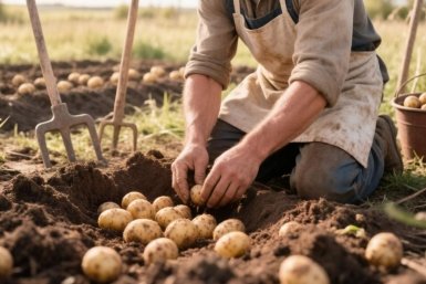 Когда сажать картошку в почву: Смотрю на 1 признак - безошибочно определяю удачное время