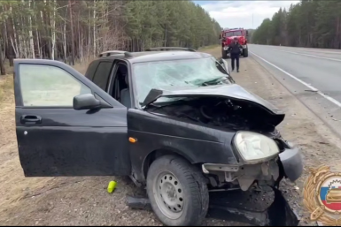Водитель погиб в лобовом столкновении легковушек в Заларинском районе