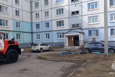 Троих человек спасли на пожаре в Усолье-Сибирском