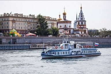 Речные трамвайчики будут курсировать в Иркутске на майские праздники