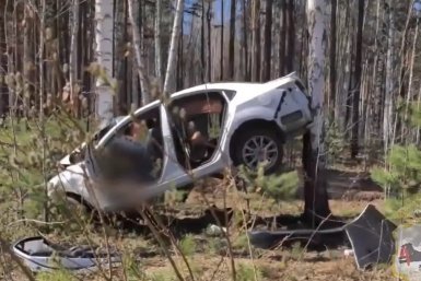 Два человека погибли и двое пострадали в жутком ДТП на Байкальском тракте