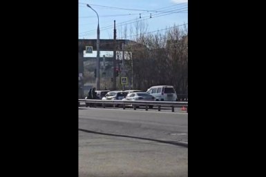 Тройное ДТП произошло на улице Сергеева в Иркутске