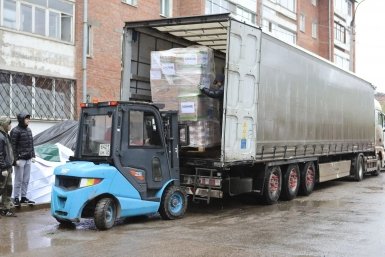 Новую партию гуманитарного груза отправили в зону проведения специальной военной операции Пресс-служба администрации города