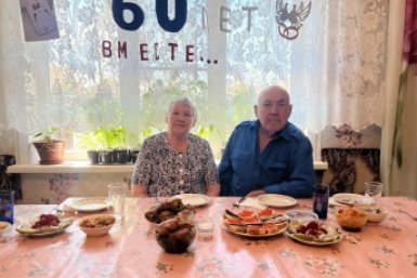 60 лет брака Павла и Марии Кондратьевых отметили в Дульдурге Департамент ЗАГС Забайкалья