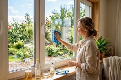 Окна чище, чем в отелях: взяла 3 дешманских компонента — грязь слетела сама за секунды