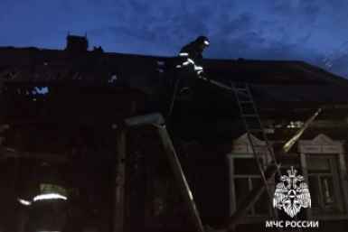 Стали известны подробности пожара в Большом Луге, где погибли взрослый и ребёнок