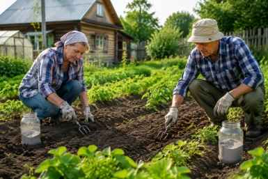 Для картофеля и томатов — обязательно: 500 г на грядку — фитофтора и парша обходят стороной