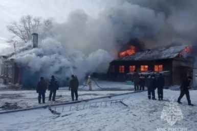 пожар МЧС Забайкалья