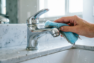Одно средство - и вся сантехника сияет как новая, а налет исчезает за минуту: лайфхак
