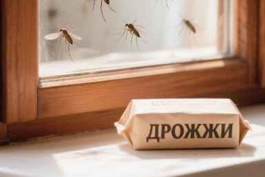 Дачники, не покупайте ядовитую "химозу": 1 г дрожжей - и комары сами прыгают в ловушку