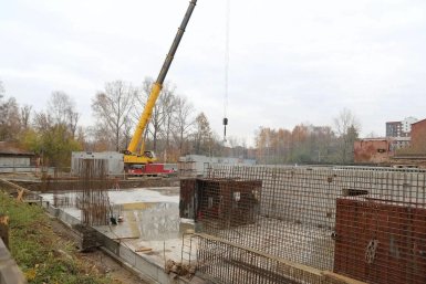 Каркас нового детсада на 140 мест в Иркутске соберут из железобетона до конца года
