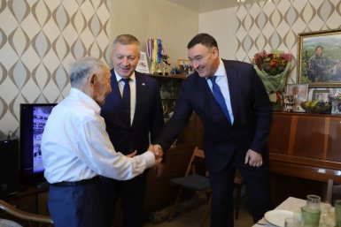 "Живая легенда Иркутска и всей страны": ветеран трех войн Алтай Дадуев отметил 100 лет