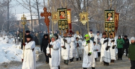 Немноголюдно было с утра на иордани в праздник Крещения в Иркутске  Карпов Валентин для ИА IrkutskMedia
