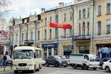 Подготовка города к 9 мая Мария Оленникова, IrkutskMedia