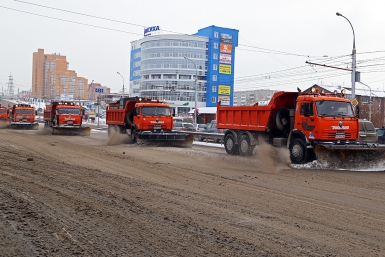 Снегоуборочная техника в работе Мария Оленникова, IrkutskMedia