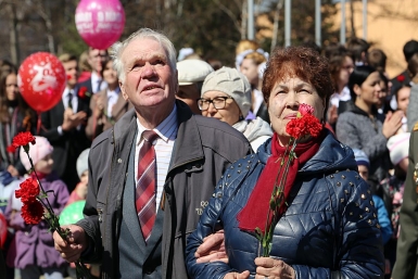 Торжественный митинг у памятника Маршалу Советского Союза Г.К. Жукову Мария Оленникова, IrkutskMedia