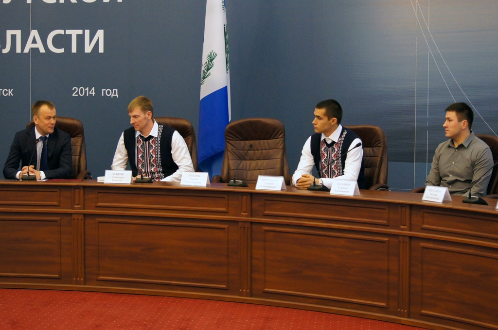 Встреча губернатора с победителями и участниками Олимпиады в Сочи, Фото с места события собственное