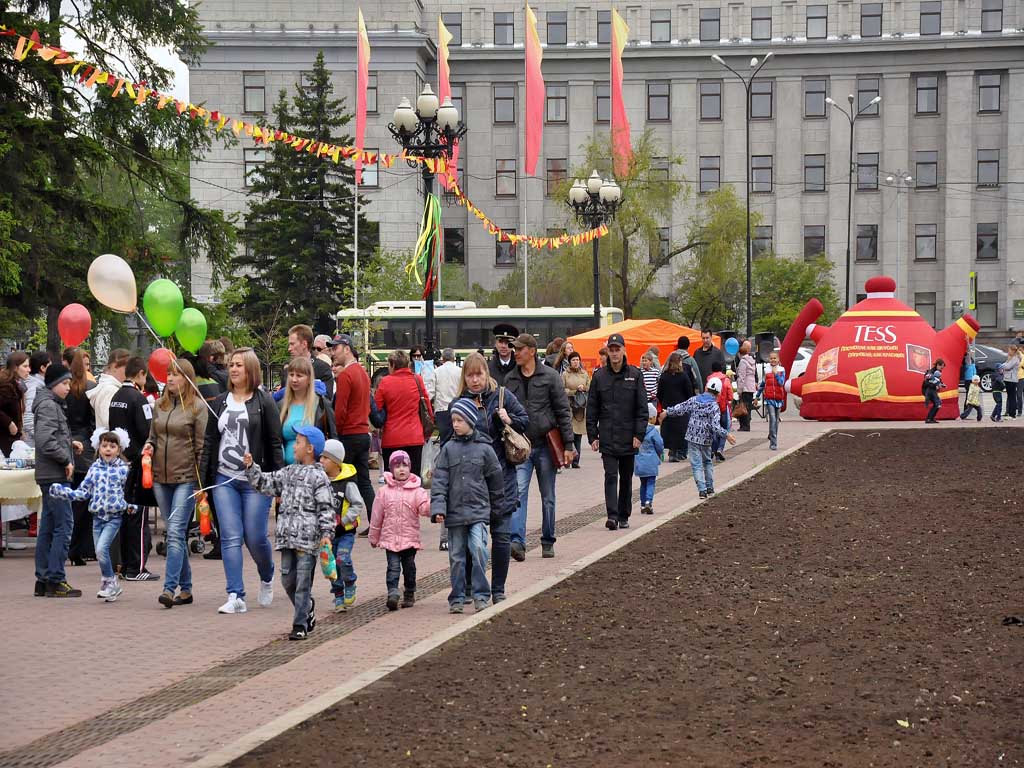 "Четыре стихии под небом Иркутска!", Фото с места события собственное