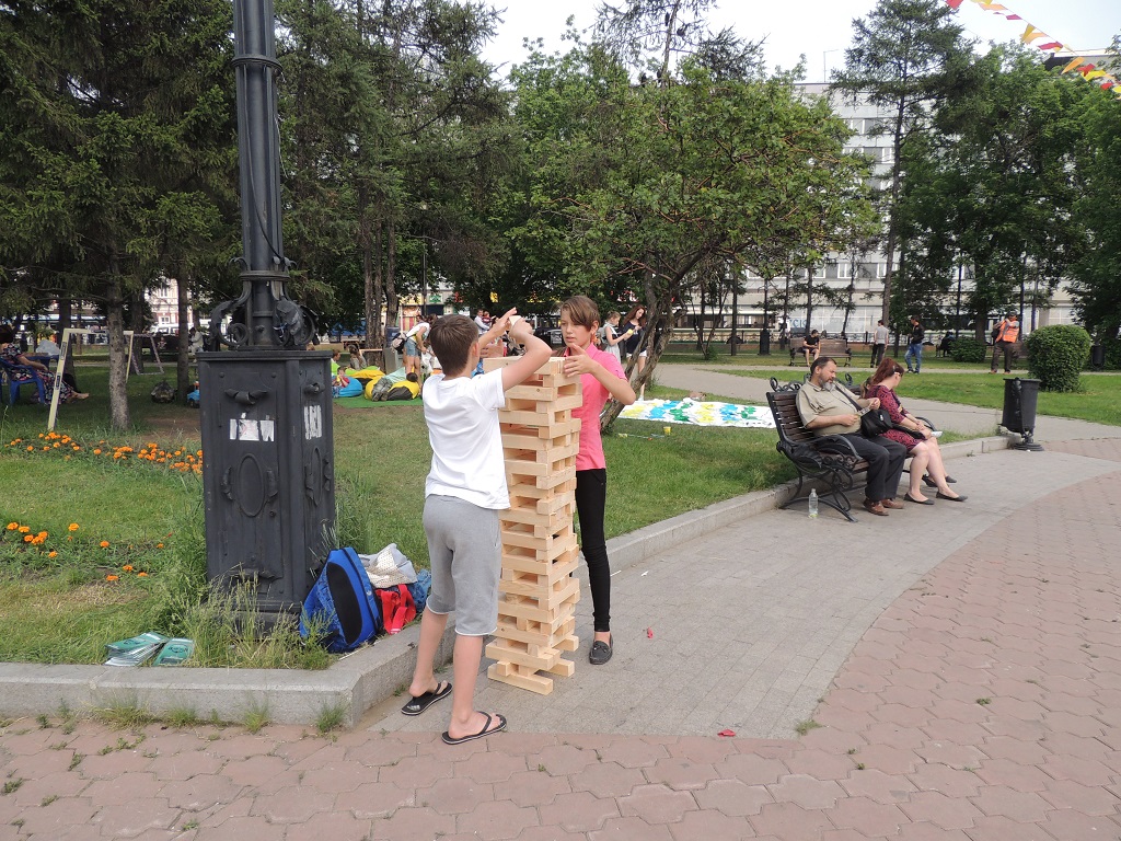 Празднование Дня молодежи в Иркутске, Фото с места события собственное