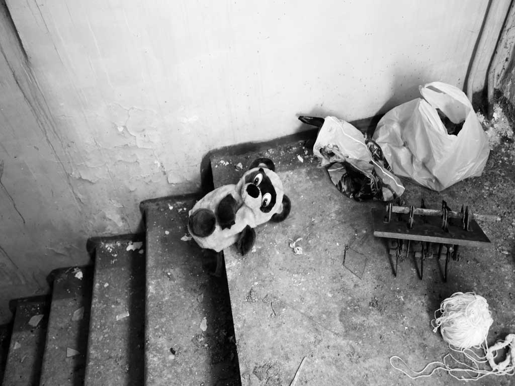 Оставленные вещи, Фото с места события собственное