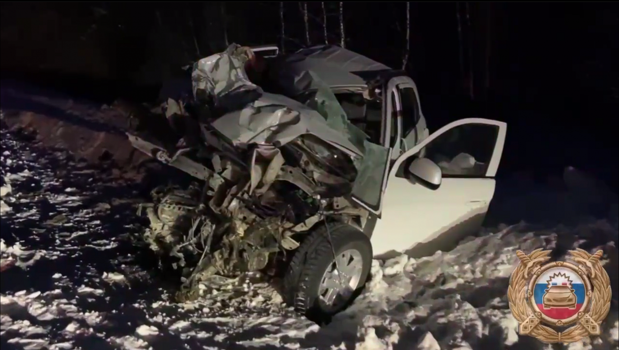 Кроссовер жёстко врезался в фуру в Тайшете Отдел пропаганды УГИБДД России по Иркутской области