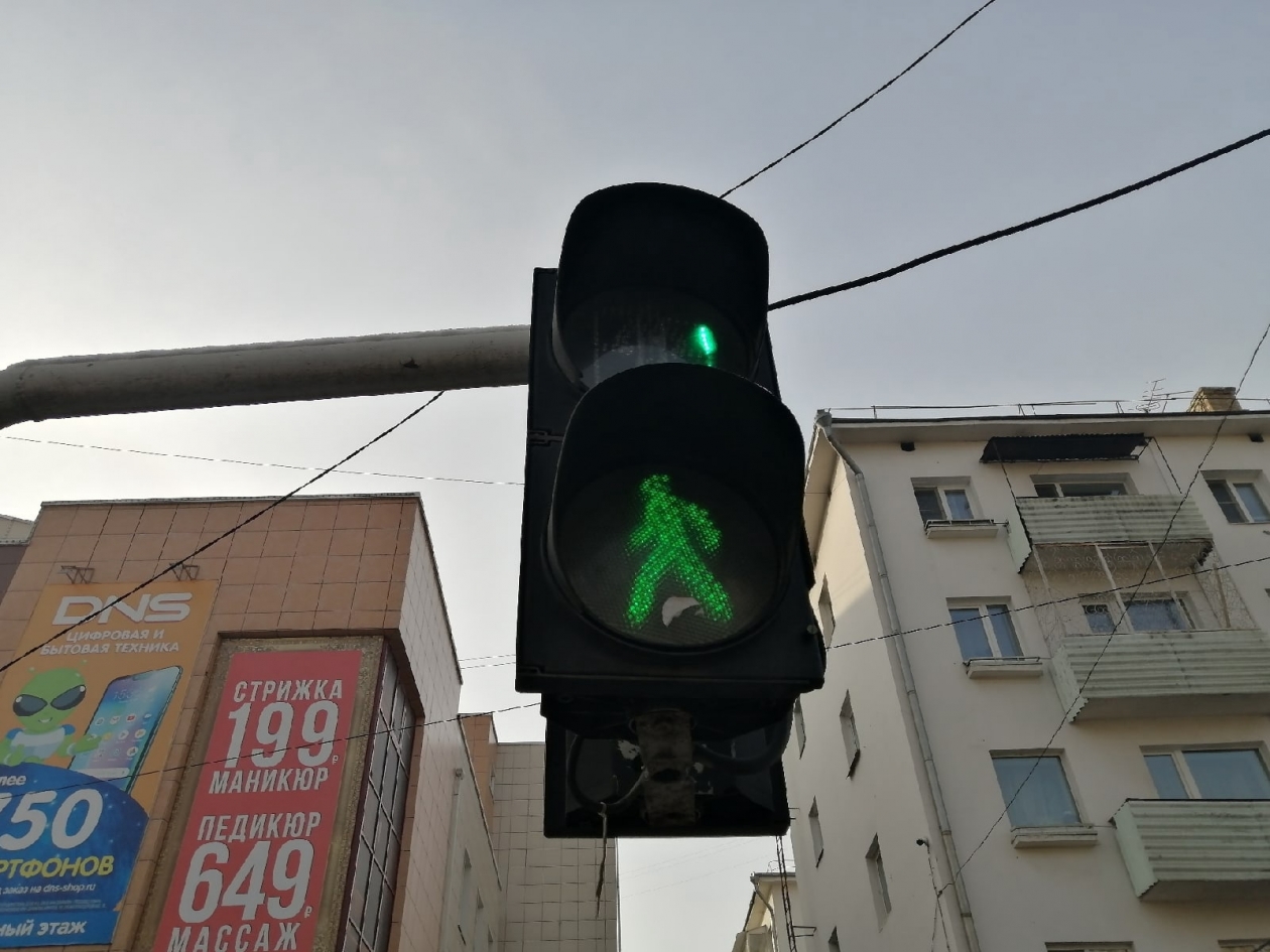Два светофора временно отключены в центре Иркутска 9 февраля Абрамченко Анета