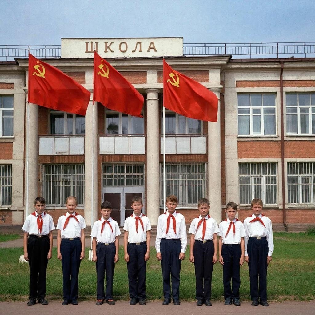 Советская эпоха создано при помощи ИИ