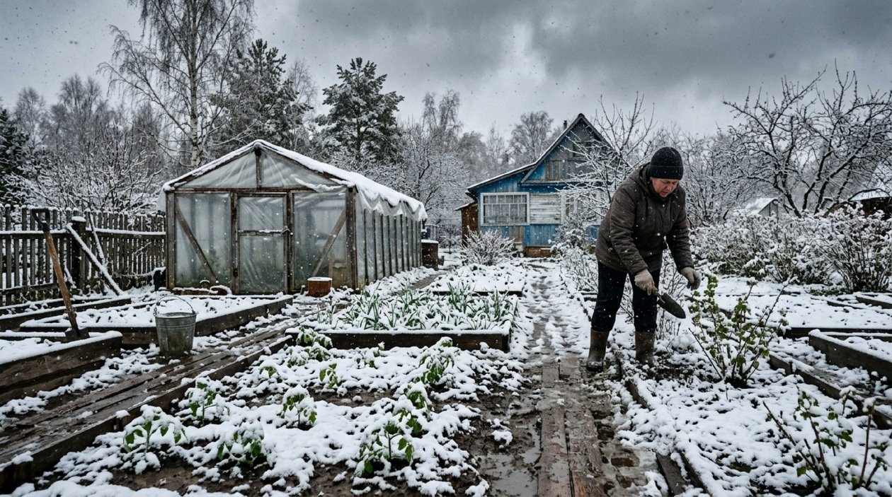 Дачный сезон под угрозой — в Иркутскую область идут заморозки создано с помощью ИИ