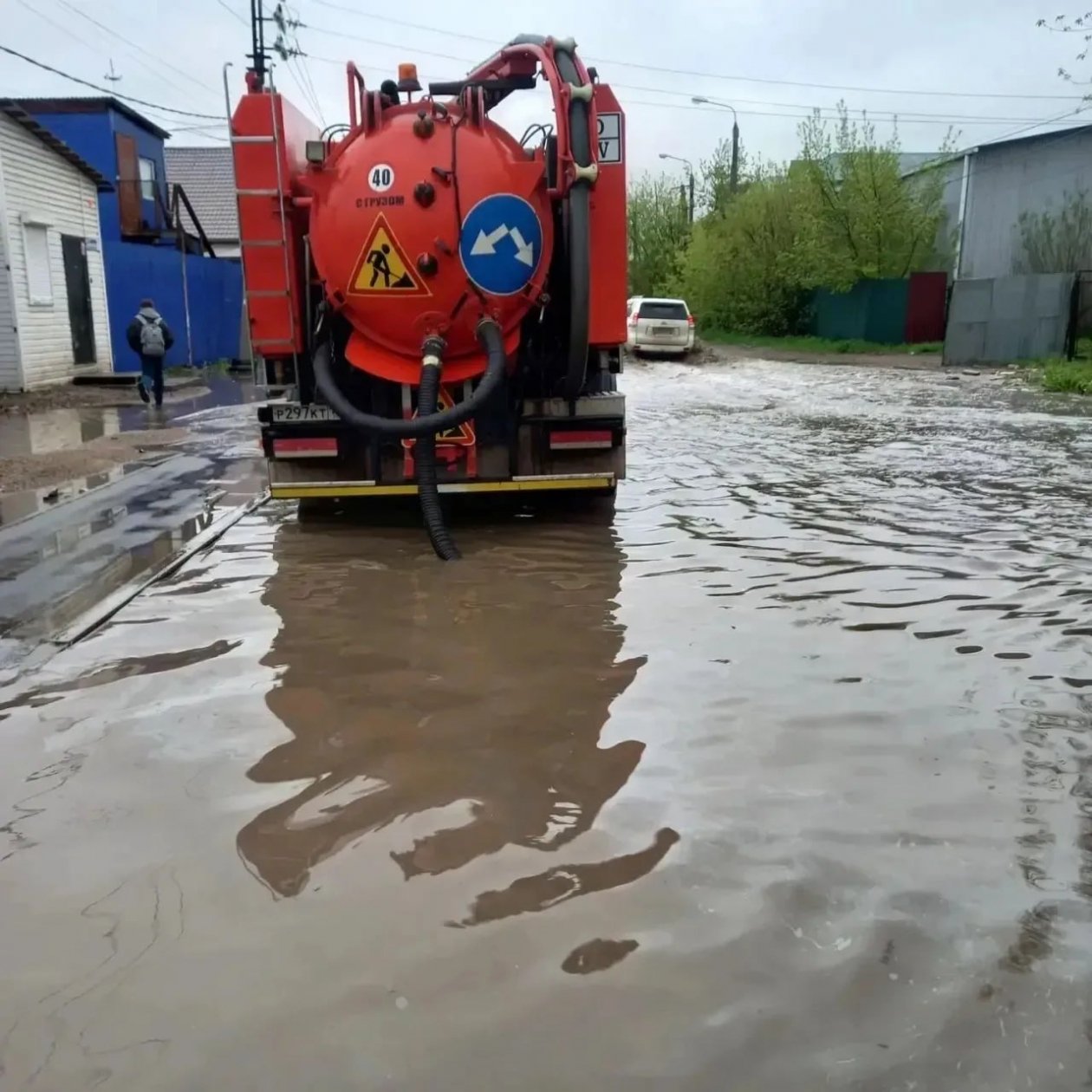 Городские службы устраняют последствия сильного дождя в Иркутске Пресс-служба администрации Иркутска