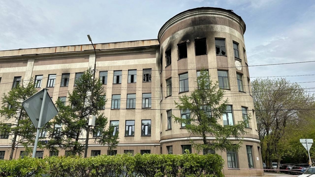 Здание Иргиредмета после пожара Юлия Ушакова, ИА IrkutskMedia