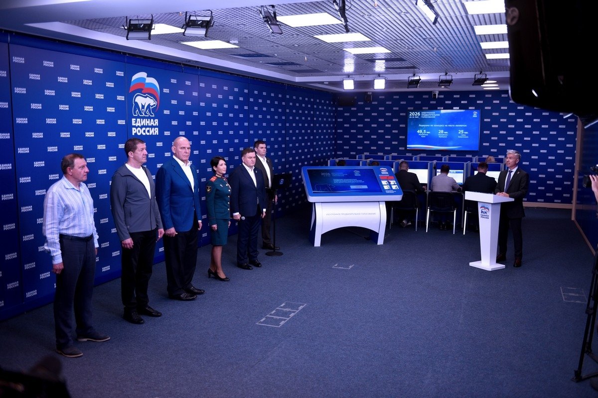 В России проходит предварительное онлайн голосование пресс-служба ЕР