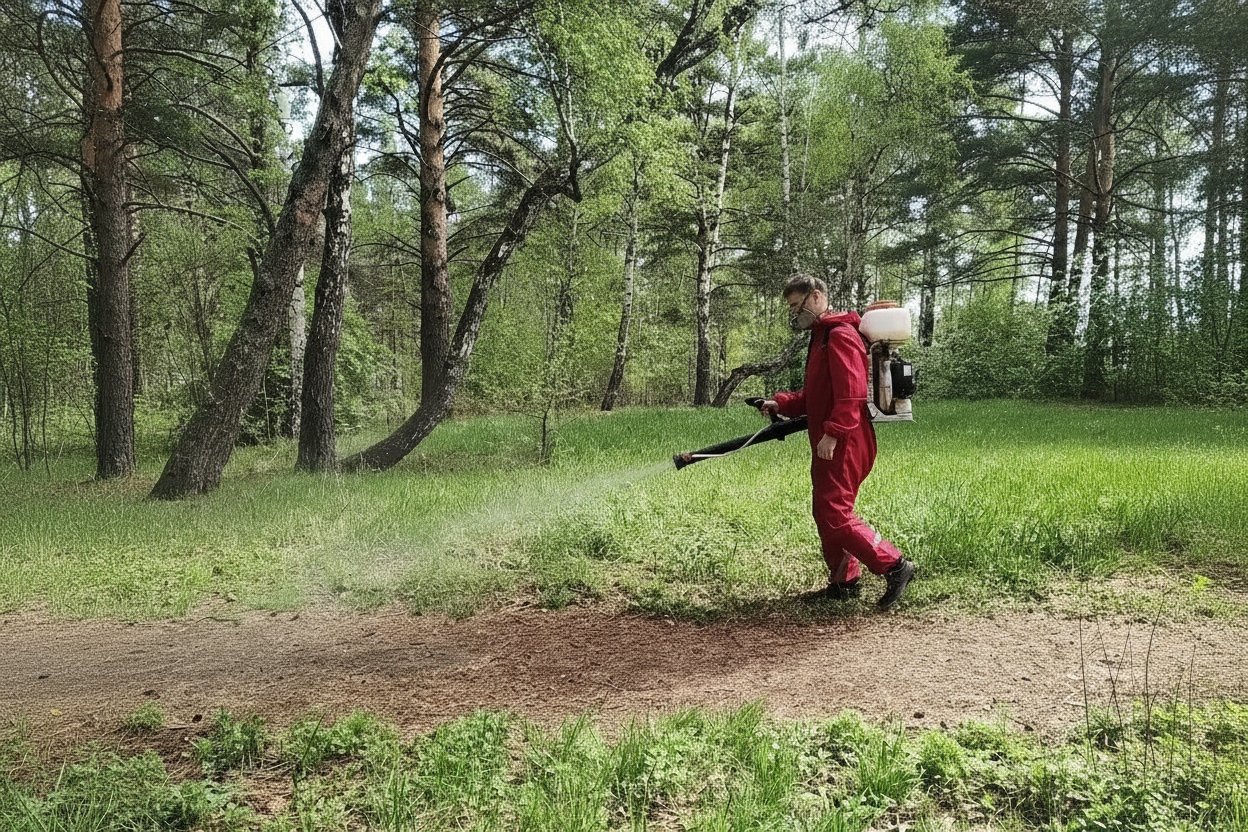 В Иркутске повторно обрабатывают парки и кладбища от клещей Пресс-служба администрации города