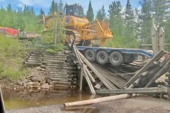 Разрушенный мост правительство Иркутской области