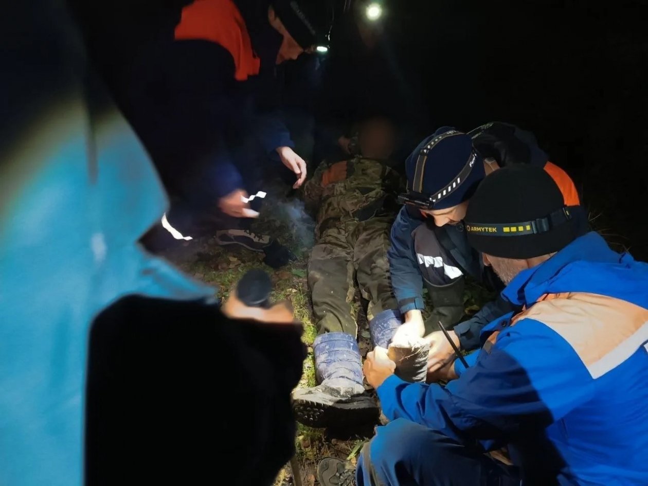 Фото с места происшествия в Слюдянском районе