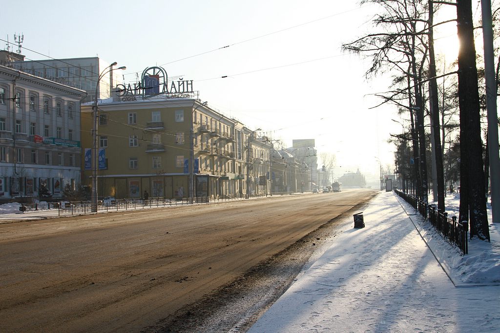 Пустынные улицы в первый день 2015 года, Фото с места события собственное
